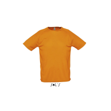 SOL'S raglános, rövid ujjú férfi sport póló SO11939, Neon Orange-2XL