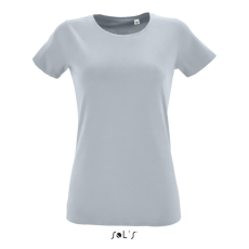SOL'S REGENT FIT kreknyakú Női rövid ujjú póló SO02758, Pure Grey-XL