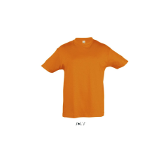 SOL'S REGENT KIDS környakas gyerek rövid ujjú pamut póló SO11970, Orange-4A