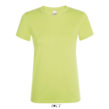 SOL&#039;S REGENT Női kereknyakú rövid ujjú pamut póló SO01825, Apple Green-S női póló