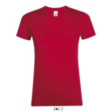 SOL&#039;S REGENT Női kereknyakú rövid ujjú pamut póló SO01825, Red-XL női póló