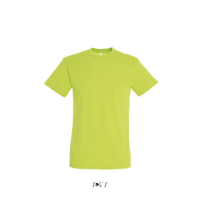 SOL&#039;S REGENT unisex kereknyakú rövid ujjú pamut póló SO11380, Apple Green-3XL férfi póló