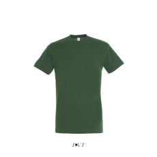 SOL'S REGENT unisex kereknyakú rövid ujjú pamut póló SO11380, Bottle Green-2XL