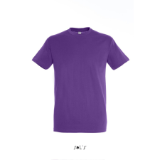 SOL&#039;S REGENT unisex kereknyakú rövid ujjú pamut póló SO11380, Light Purple-L férfi póló