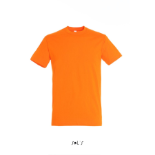 SOL&#039;S REGENT unisex kereknyakú rövid ujjú pamut póló SO11380, Orange-3XL férfi póló