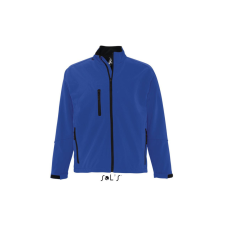 SOL&#039;S RELAX vastag 3 rétegű férfi softshell dzseki SO46600, Royal Blue-4XL férfi kabát, dzseki