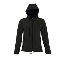 SOL&#039;S REPLAY kapucnis cipzáras Női softshell dzseki SO46802, Black-L női dzseki, kabát