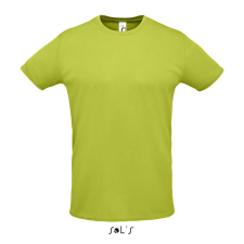 SOL&#039;S rövid ujjú unisex sport póló SO02995, Apple Green-L férfi póló