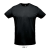 SOL'S rövid ujjú unisex sport póló SO02995, Black-XL