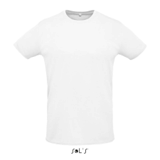 SOL&#039;S rövid ujjú unisex sport póló SO02995, White-3XL férfi póló