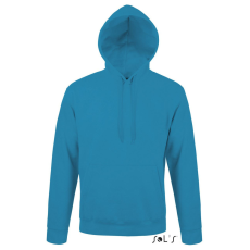 SOL'S SNAKE kapucnis unisex pulóver SO47101, Aqua-XL