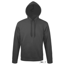 SOL'S SNAKE kapucnis unisex pulóver SO47101, Dark Grey-XS női pulóver, kardigán