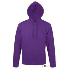 SOL'S SNAKE kapucnis unisex pulóver SO47101, Dark Purple-S