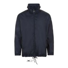 SOL&#039;S széldzseki, gallérba rejtett kapucnival SO01618, French Navy-XL férfi kabát, dzseki