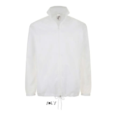 SOL'S széldzseki, gallérba rejtett kapucnival SO01618, White-3XL