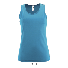 SOL&#039;S ujjatlan Női sport trikó SO02117, Aqua-L munkaruha