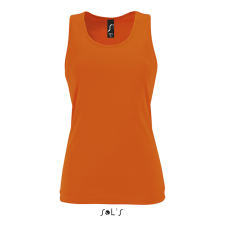 SOL'S ujjatlan Női sport trikó SO02117, Neon Orange-XS munkaruha
