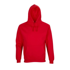 SOL'S unisex kapucnis pulóver SO03815, Bright Red-L