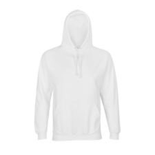 SOL'S unisex kapucnis pulóver SO03815, White-M női pulóver, kardigán