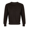 SOL'S unisex környakas pulóver SO03814, Black-2XL