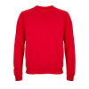 SOL'S unisex környakas pulóver SO03814, Bright Red-L