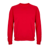 SOL'S unisex környakas pulóver SO03814, Bright Red-M