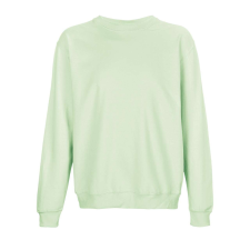 SOL'S unisex környakas pulóver SO03814, Creamy Green-L női pulóver, kardigán