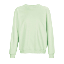 SOL&#039;S unisex környakas pulóver SO03814, Creamy Green-XL női pulóver, kardigán