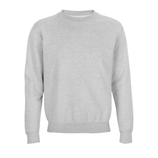 SOL'S unisex környakas pulóver SO03814, Grey Melange-2XL női pulóver, kardigán