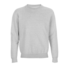 SOL&#039;S unisex környakas pulóver SO03814, Grey Melange-M női pulóver, kardigán