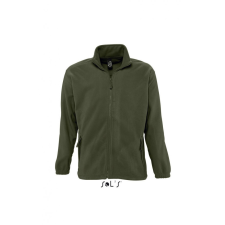 SOL&#039;S Uniszex kabát SOL&#039;S SO55000 Sol&#039;S north Men - Zipped Fleece Jacket -2XL, Army női dzseki, kabát