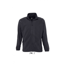 SOL&#039;S Uniszex kabát SOL&#039;S SO55000 Sol&#039;S north Men - Zipped Fleece Jacket -2XL, Charcoal Grey női dzseki, kabát