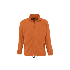 SOL'S Uniszex kabát SOL'S SO55000 Sol'S north Men - Zipped Fleece Jacket -4XL, Orange