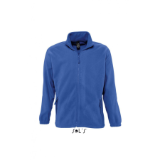 SOL&#039;S Uniszex kabát SOL&#039;S SO55000 Sol&#039;S north Men - Zipped Fleece Jacket -4XL, Royal Blue női dzseki, kabát