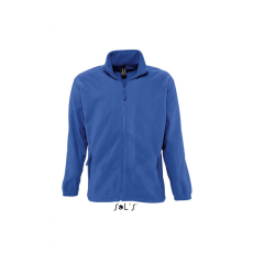 SOL'S Uniszex kabát SOL'S SO55000 Sol'S north Men - Zipped Fleece Jacket -L, Royal Blue