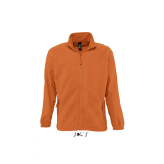 SOL'S Uniszex kabát SOL'S SO55000 Sol'S north Men - Zipped Fleece Jacket -XS, Orange