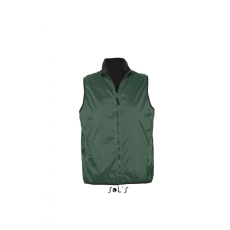 SOL'S Uniszex mellény SOL'S SO44001 Sol'S Winner - Contrasted Reversible Bodywarmer -L, Forest Green