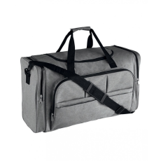 SOL'S Uniszex táska SOL'S SO70900 Sol'S Week-End - 600D polyester Multi-pocket Travel Bag -Egy méret, Grey Melange