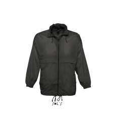 SOL'S vízálló, kapucnis széldzseki SO32000, Black-XS