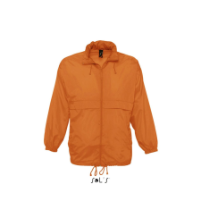 SOL&#039;S vízálló, kapucnis széldzseki SO32000, Orange-M férfi kabát, dzseki