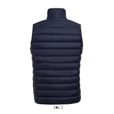 SOL'S WAVE könnyű bélelt férfi steppelt mellény SO01436, Navy-S férfi mellény