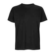 SOL'S Boxy Men's oversized póló (deep black, L)