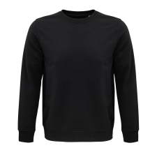 SOL'S Comet - unisex környakú pulóver (black, 2XL) munkaruha