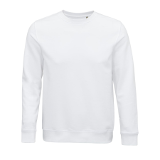 SOL'S Comet - unisex környakú pulóver (white, M) munkaruha