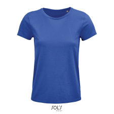 SOL'S Crusader Women - környakas testhezálló jersey póló (royal kék, L) munkaruha