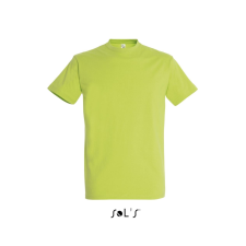 SOL'S Imperial- férfi környakú póló (apple green, L) munkaruha
