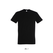SOL'S Imperial- férfi környakú póló (deep black, XS) munkaruha