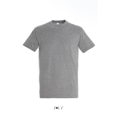 SOL'S Imperial- férfi környakú póló (grey melange, 5XL)