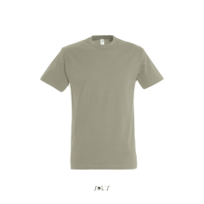 SOL'S Imperial- férfi környakú póló (khaki, L) munkaruha