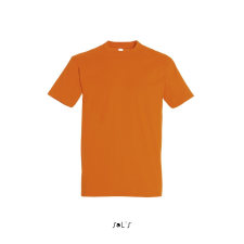 SOL'S Imperial- férfi környakú póló (orange, M) munkaruha